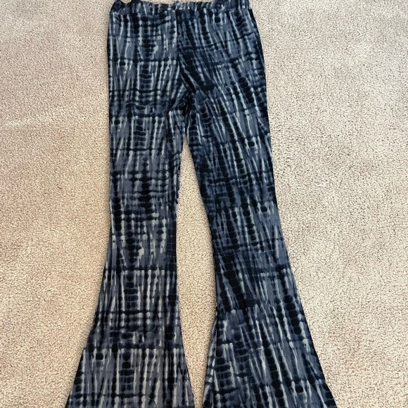 TOPSHOP Women’s Blue Tie Dye Flowy Pants Size 8 NWT - Picture 5 of 10